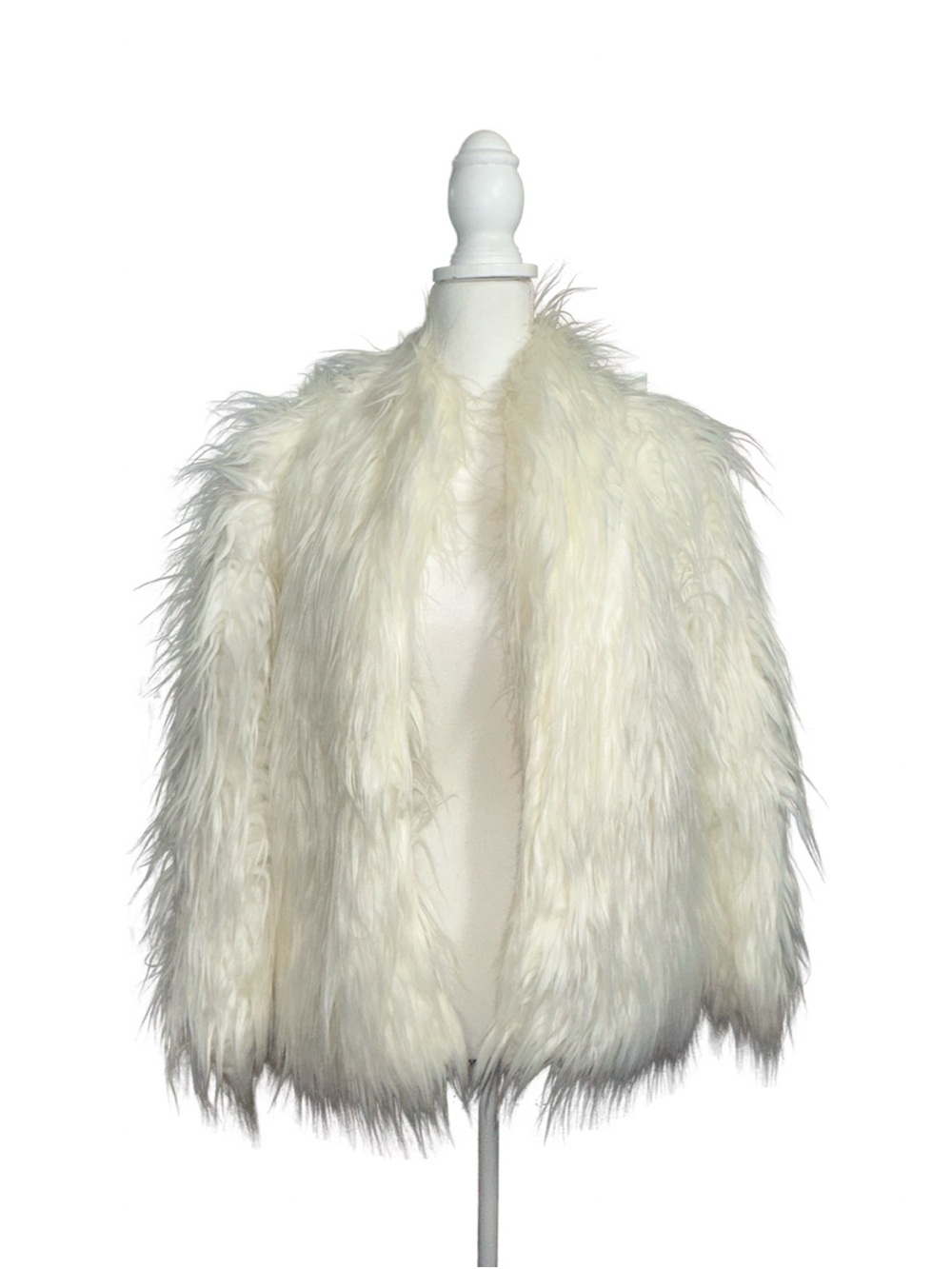 Olivia Palermo x Chelsea28 Shaggy Faux Fur Jacket, XS, NWOT